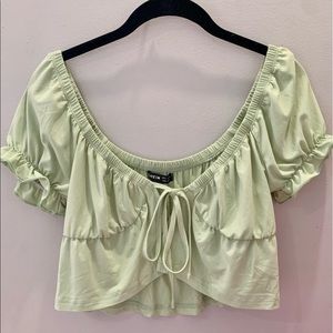 Babydoll tie top